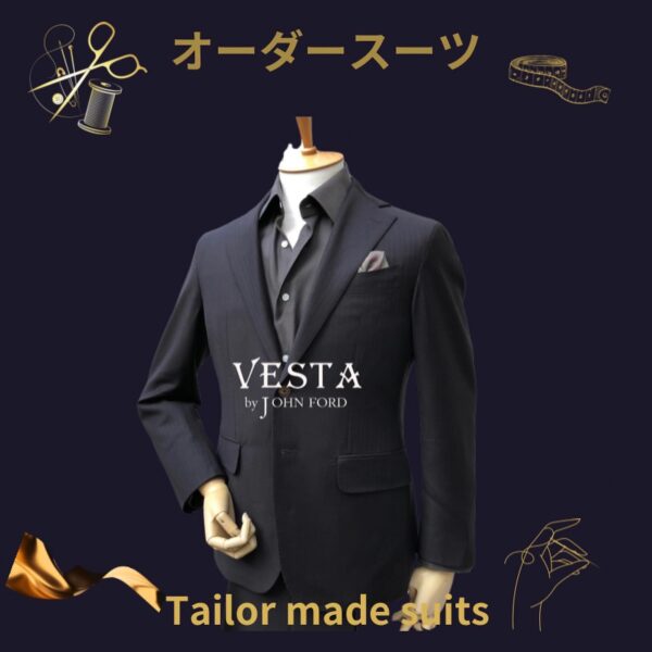 スキャバル：シャドー＆ピンストライプ：ロイヤルブルースーツ | VESTA 