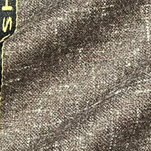 ゼニアジャケット:ウールカシミヤ:ブラウンツイード