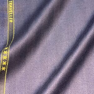 ブレザー：ゼニアトラベラーシルク：ネイビーヘリンボーン