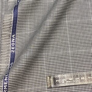 ゼニアスーツ：トロピカル：クールエフェクト：ライトグレーチェック