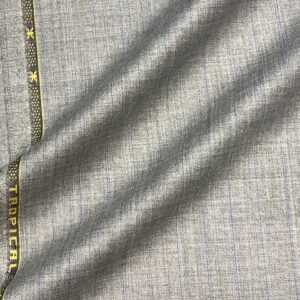 ゼニアスーツ：トロピカル：ライトグレーブルーストライプ