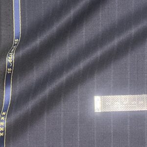 ゼニアスーツ：15milmil15ネイビーオルタネイトストライプ