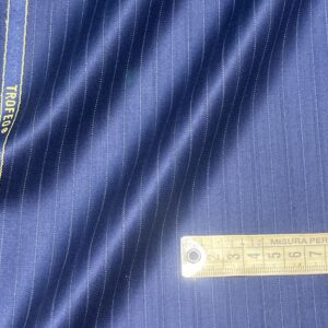 ゼニアスーツ：トロフェオ：ロイヤルブルーオルタネイトストライプ