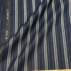 ZEGNA ストライプジャケットと洗えるウールジャージーパンツ|クールビズ